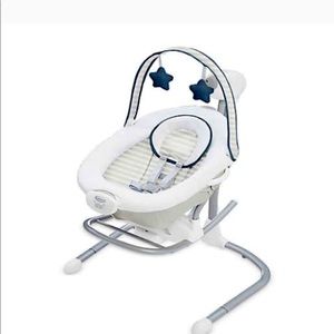 Graco® Soothe 'n Sway™ Swing with Portable Rocker in White/grey